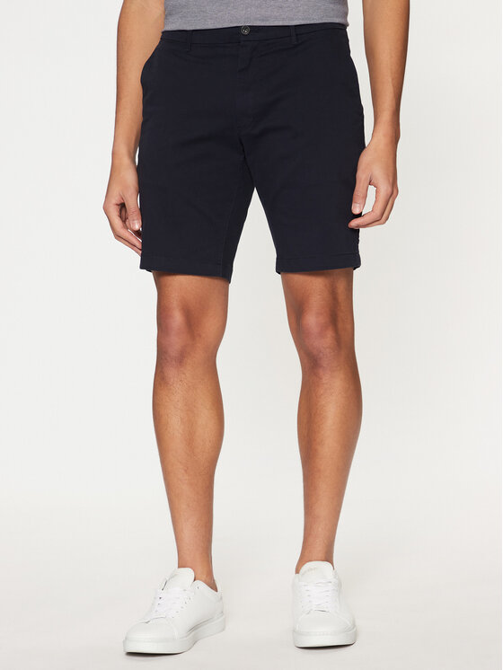 Calvin Klein Calvin Klein Szövet rövidnadrág Modern Twill K10K114063 Sötétkék Slim Fit