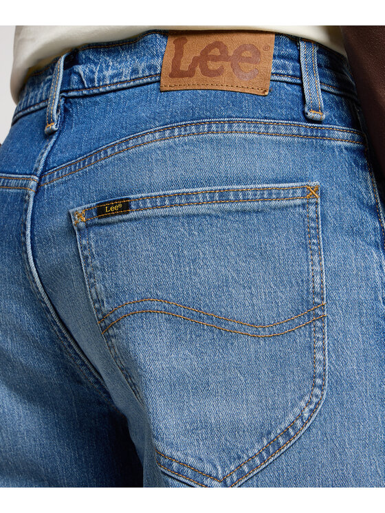 Lee Lee Jeansy 112349203 Niebieski Relaxed Fit