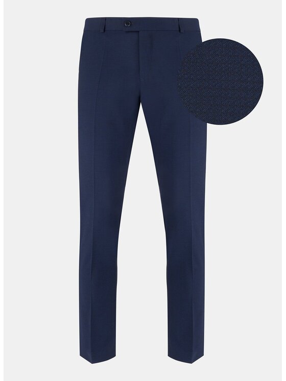 Pako Lorente Pako Lorente Spodnie garniturowe P20SP-6G-020 Granatowy Slim Fit