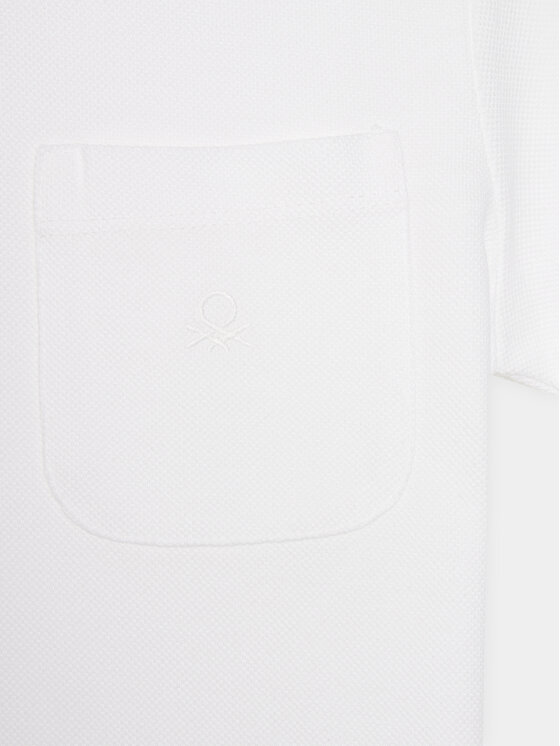 United Colors Of Benetton United Colors Of Benetton T-särk 3D56C10HX Valge Regular Fit