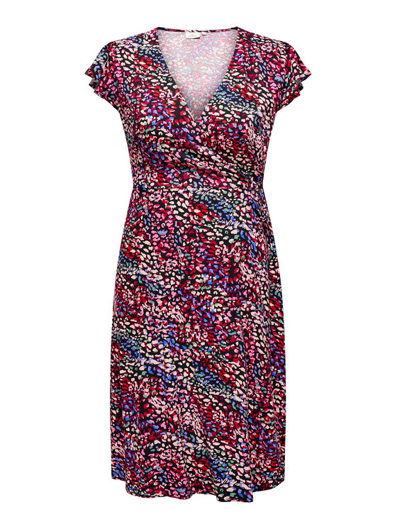 ONLY Carmakoma ONLY Carmakoma Vsakodnevna obleka 15297167 Pisana Regular Fit