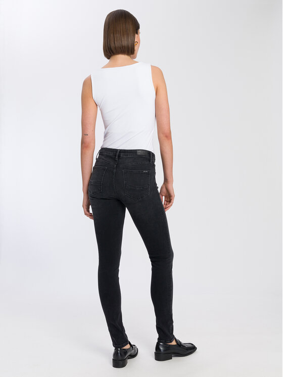 Cross Jeans Cross Jeans Jeansy N 497-307 Czarny Skinny Fit