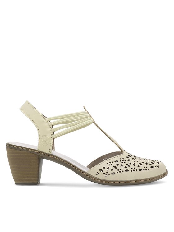 Sandale Rieker 40969-80 Écru