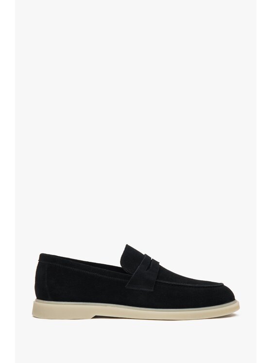 Loafersy Estro, Rozmiar 44, Czarne, ER00117291