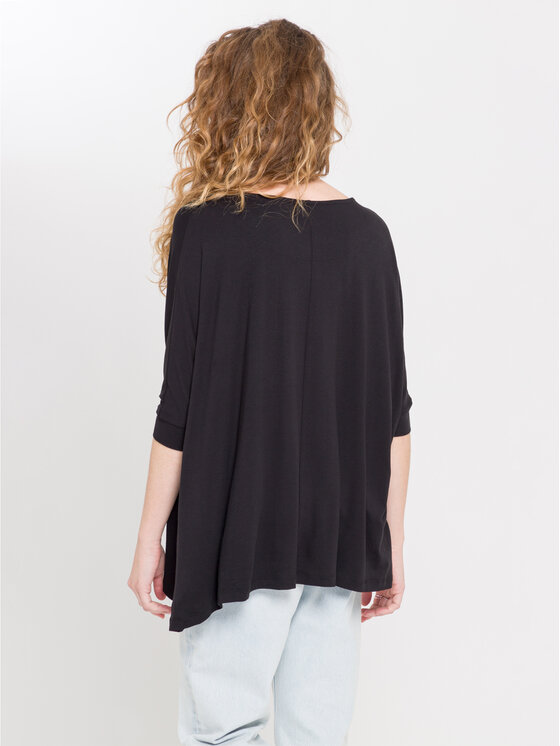 Cross Jeans Cross Jeans T-Shirt 55925-020 Czarny Oversize