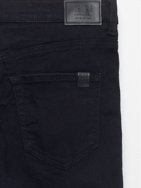 BIG STAR BIG STAR Szorty jeansowe CAROLINE Czarny Basic Fit