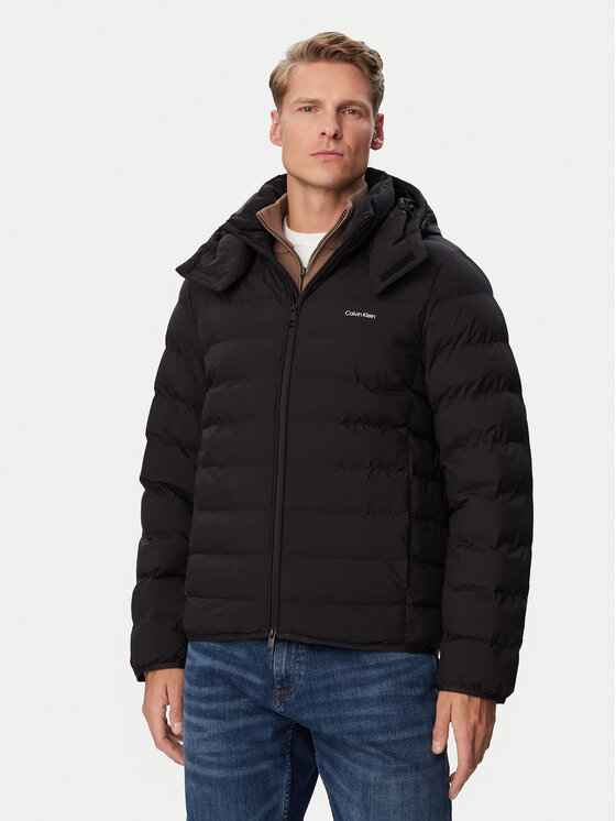Calvin Klein Calvin Klein Zimní bunda LV04LH501G Černá Regular Fit