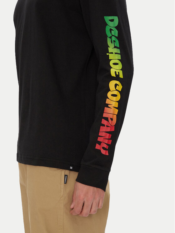 DC DC Longsleeve ADYZT05474 Czarny Standard Fit