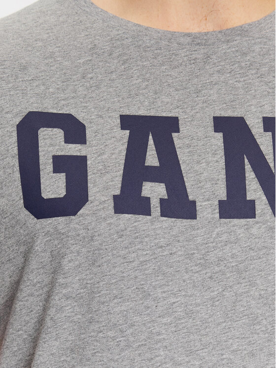 Gant Gant T-Shirt Md. Gant Ss 2003213 Szary Regular Fit