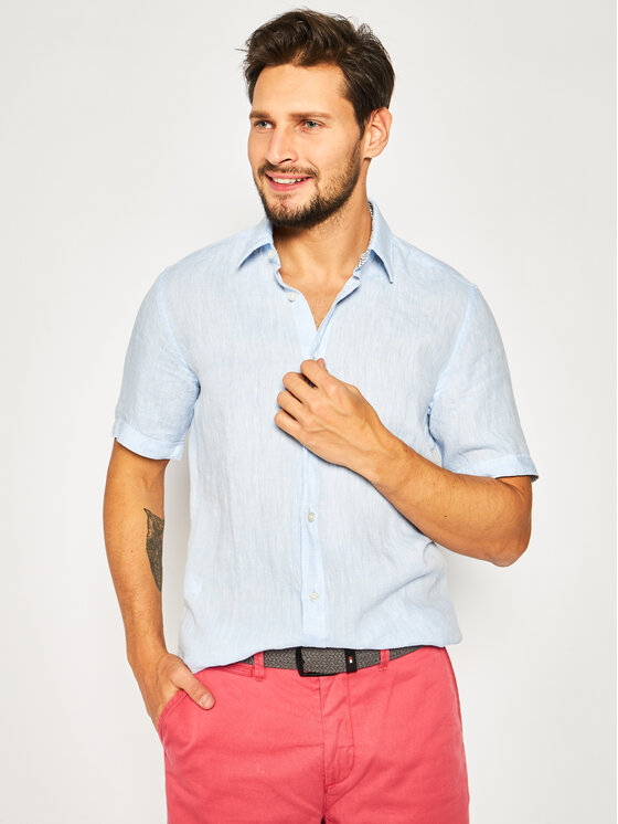 Camicia Luka 2 50427126 Blu Regular Fit