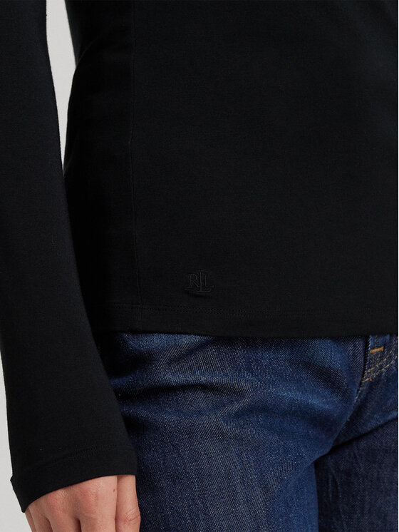 LAUREN RALPH LAUREN Lauren Ralph Lauren Golf 200810393001 Czarny Slim Fit