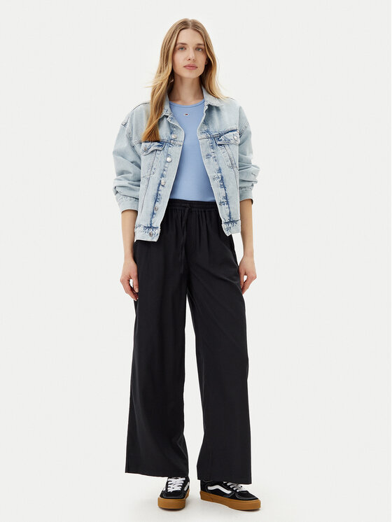 Volcom Volcom Auduma bikses Dropping B1212503 Melns Relaxed Fit