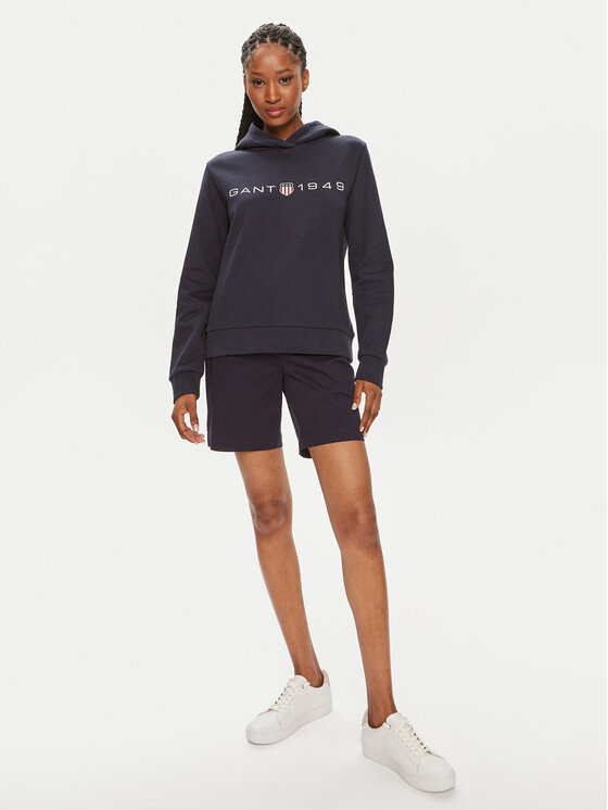 Gant Gant Pulóver Archive Shield 4200756 Sötétkék Regular Fit