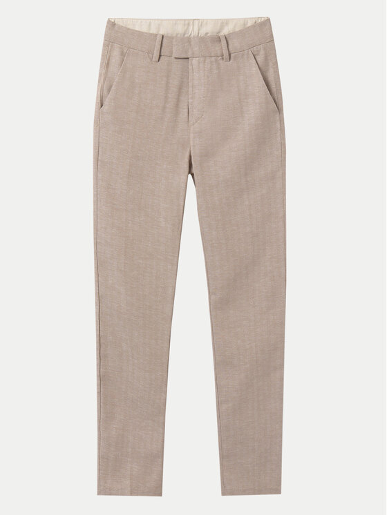 Mayoral Bavlnené nohavice 6524 Béžová Slim Fit
