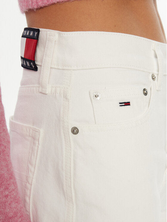 Tommy Jeans Tommy Jeans Blugi Claire DW0DW20219 Écru Wide Leg
