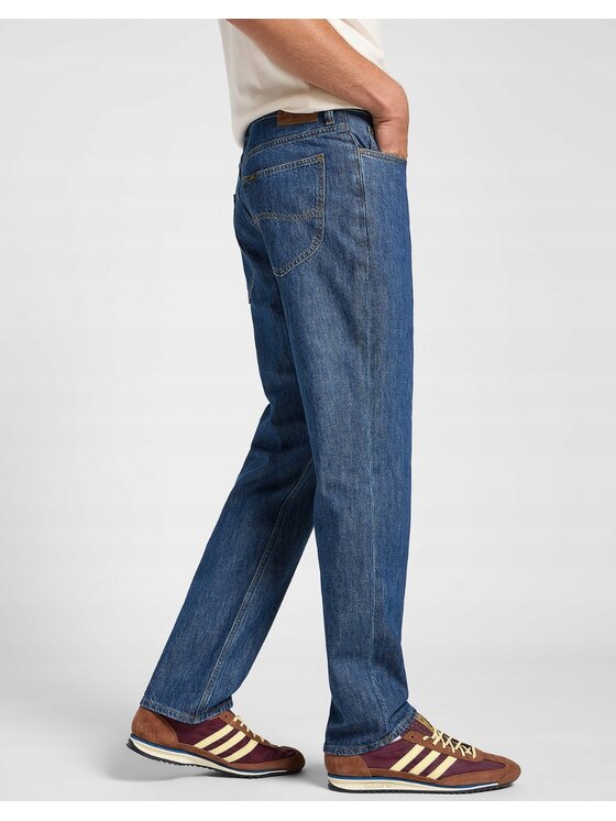 Lee Lee Jeansy West Niebieski Relaxed Fit