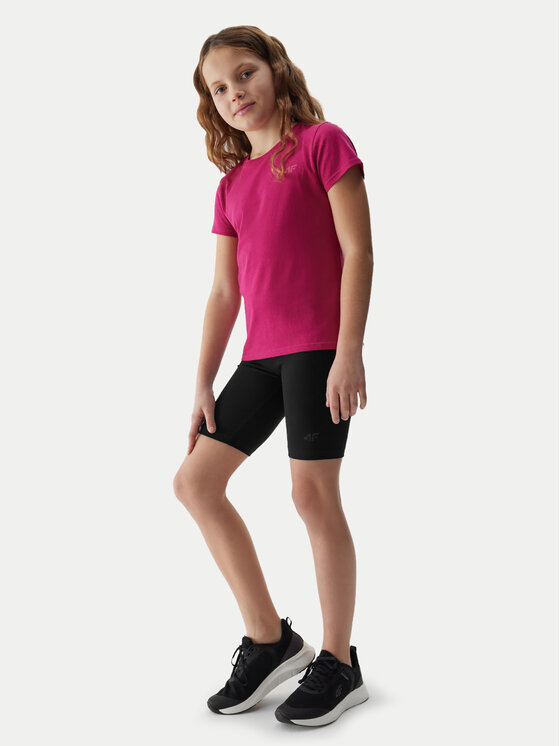 4F 4F Majica 4FJWSS24TTSHF1110 Roza Regular Fit