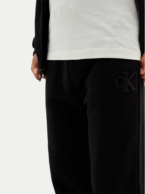 Calvin Klein Calvin Klein Sportinės kelnės LVCKTJC43B Juoda Regular Fit