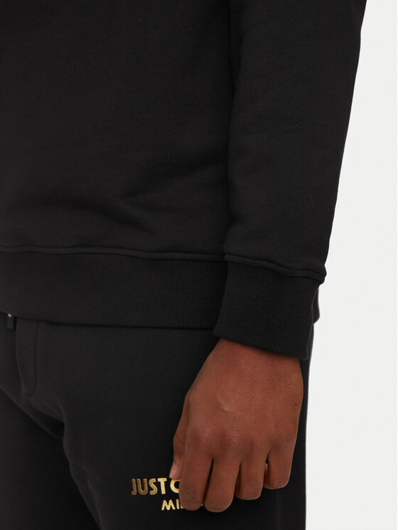 Just Cavalli Just Cavalli Μπλούζα 77OAIT01 Μαύρο Regular Fit