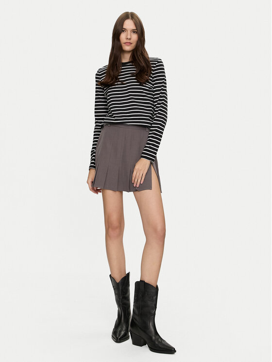 Brave Soul Brave Soul Μπλουζάκι LLT-248BETHANY Μαύρο Regular Fit
