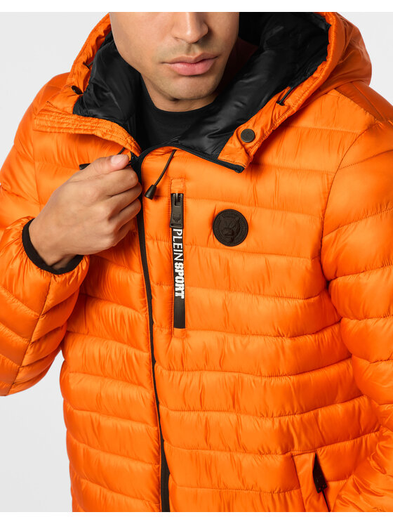Plein Sport Plein Sport Giubbotto piumino 24009 Arancione Regular Fit