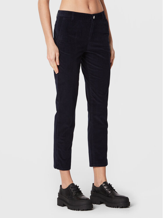 United Colors Of Benetton Pantaloni di tessuto 4AH7DF020 Blu scuro Regular Fit Modivo