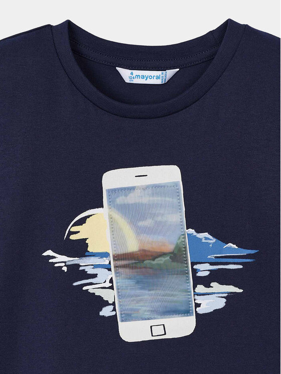 Mayoral Mayoral T-särk 3003 Tumesinine Regular Fit