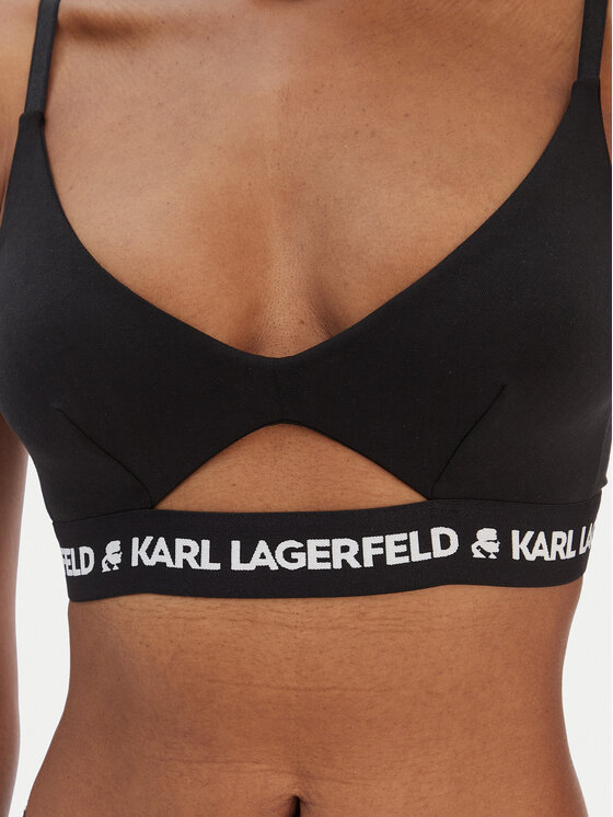 KARL LAGERFELD KARL LAGERFELD Podprsenka Bralette A1W47006 Černá