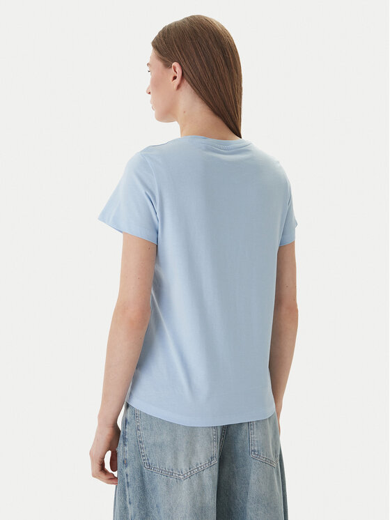 Guess Jeans Guess Jeans Tričko W6GI45 K8HM0 Modrá Regular Fit