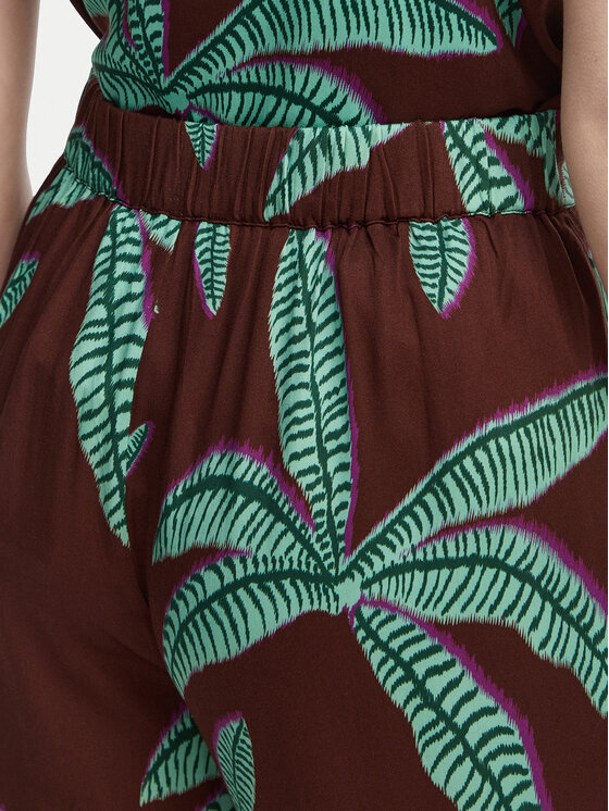LOLA CASADEMUNT LOLA CASADEMUNT Штани з тканини LS2614055 Коричневий Relaxed Fit