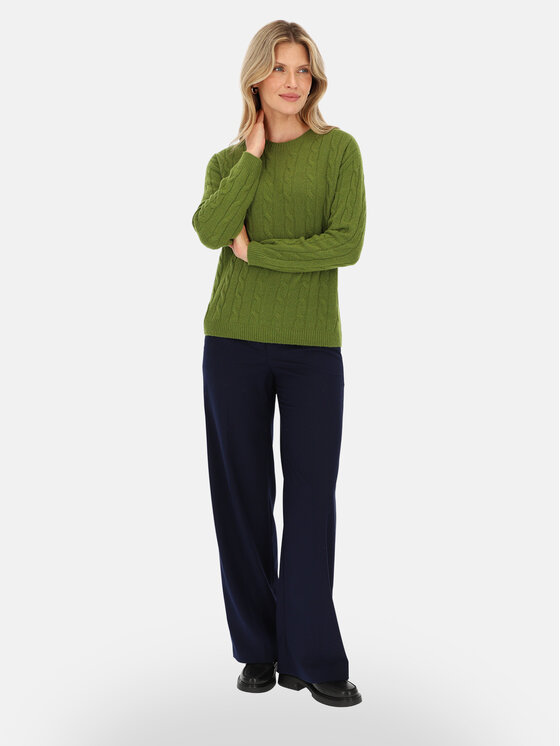 L’AF L’AF Sweter Lisa Zielony Regular Fit
