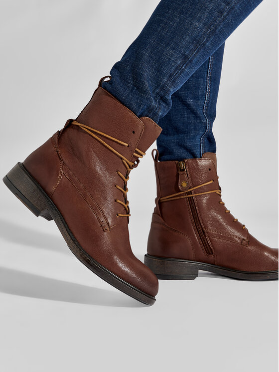 Geox Geox Polokozačky D Catria A D16LQA 00081 C0013 Hnědá