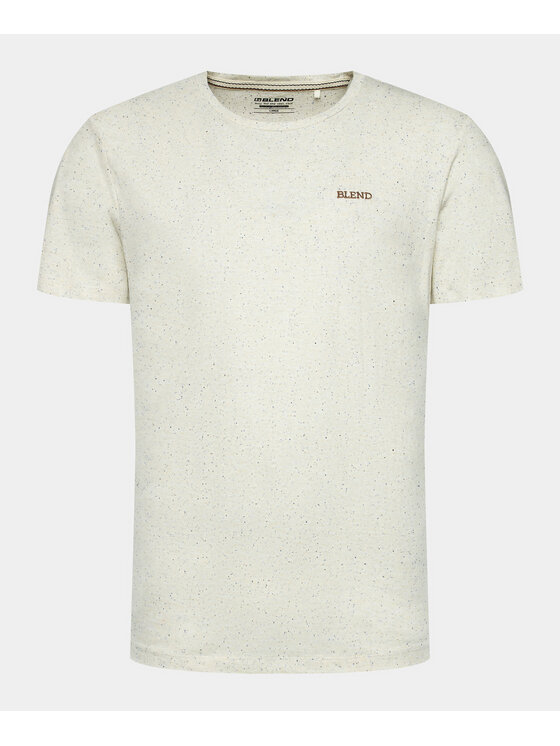 Blend Tricou 20715751 Alb Regular Fit