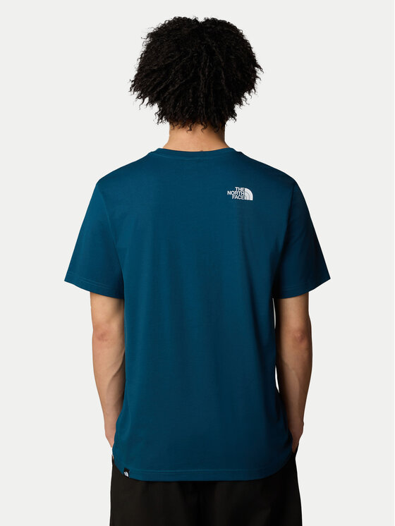 The North Face The North Face T-krekls Simple Dome NF0A87NG Tumši zils Regular Fit