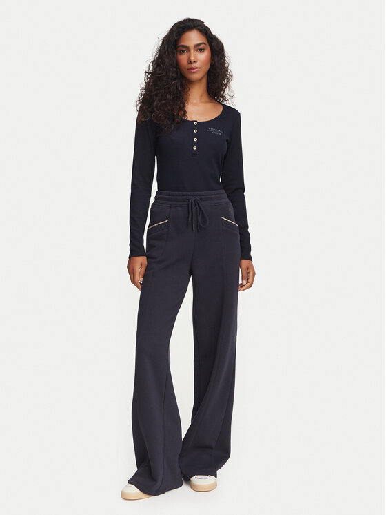 Guess Guess Блузка W6YP60 K5318 Cиній Slim Fit