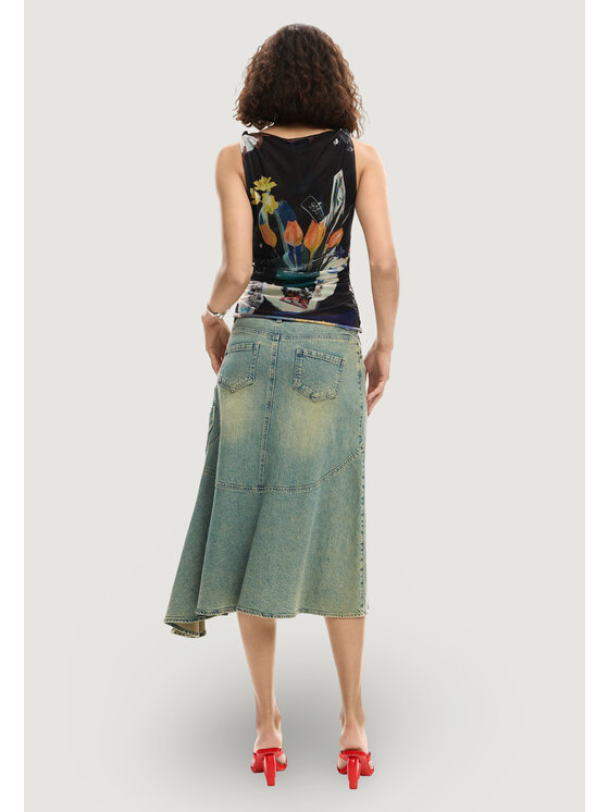 Desigual Desigual Canottiera TS_BRUSELAS Nero Casual Fit