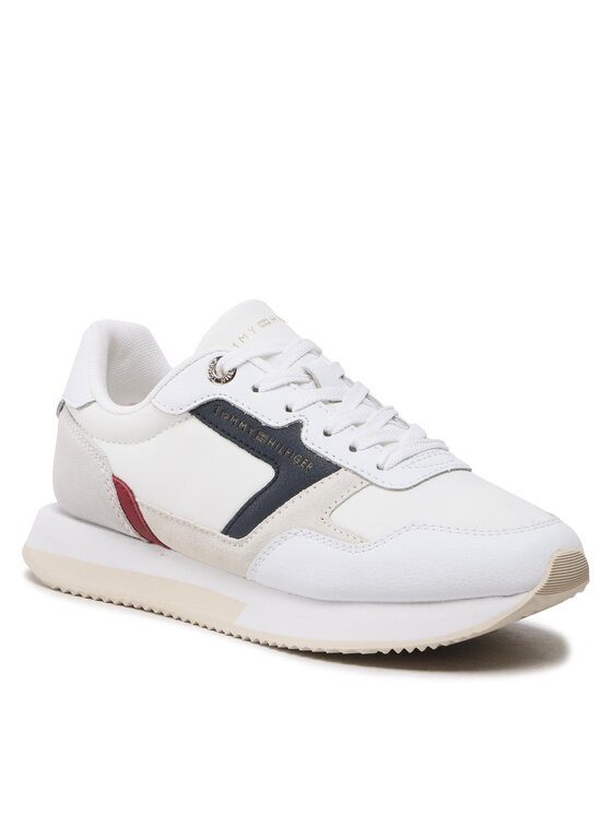 chaussure blanche tommy hilfiger