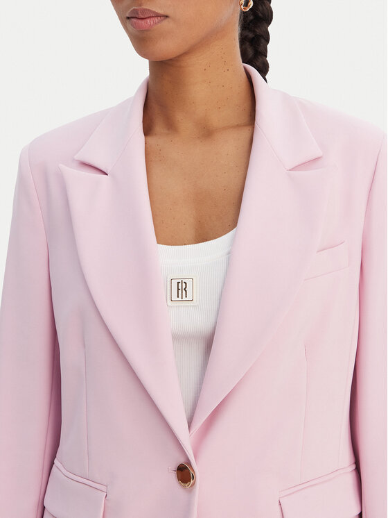 Fracomina Fracomina Піджак FR26SJ1001W42901 Рожевий Regular Fit