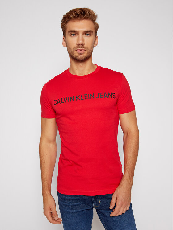 Calvin Klein Jeans T Shirt Institutional J30J307856 erven Slim