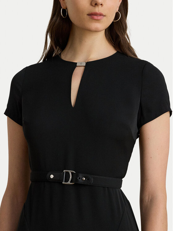 LAUREN RALPH LAUREN LAUREN RALPH LAUREN Abito da cocktail 200973369002 Nero Flare Fit