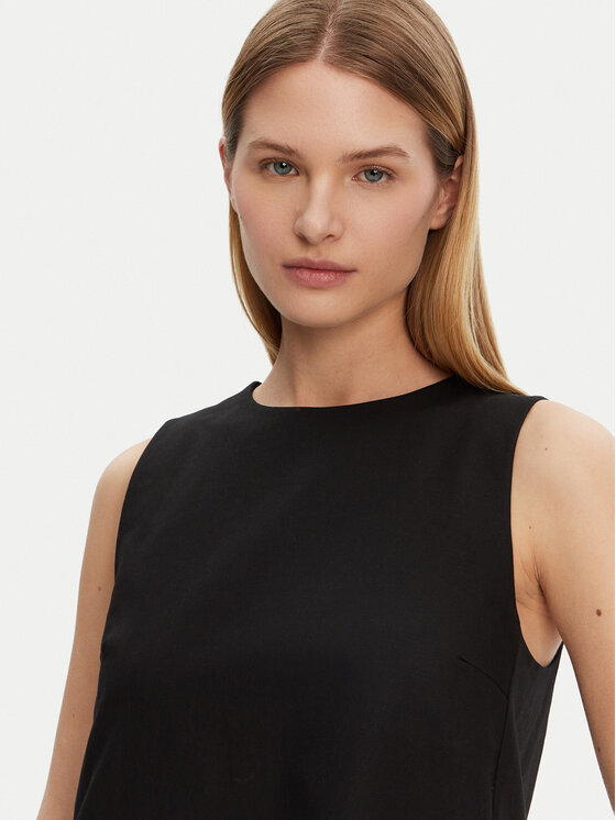 Weekend Max Mara Weekend Max Mara Sukienka codzienna Racer 2515221102 Czarny Regular Fit