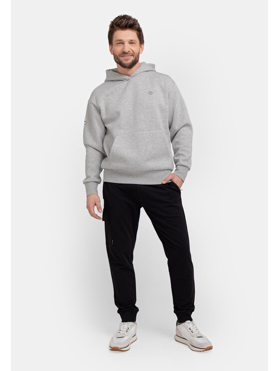 Volcano Volcano Bluza B-CARO Szary Regular Fit