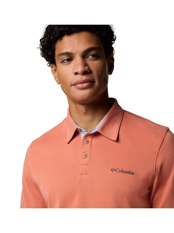 Columbia Columbia Polo Columbia Nelson Point Polo Pomarańczowy Regular Fit