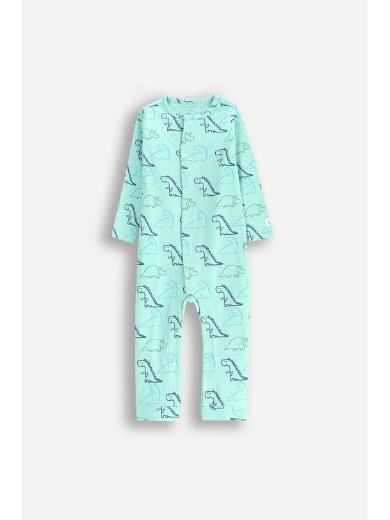 Coccodrillo Coccodrillo Pajac WC5404203PJS-031 Zielony Regular Fit