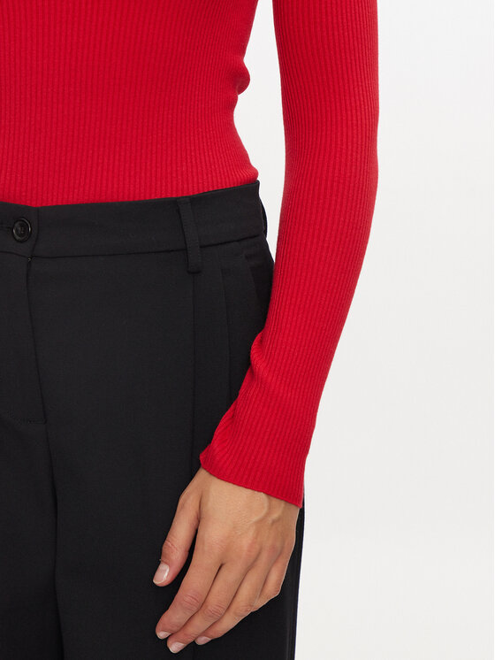 Kontatto Kontatto Dolčevita 3M0117 Crvena Slim Fit