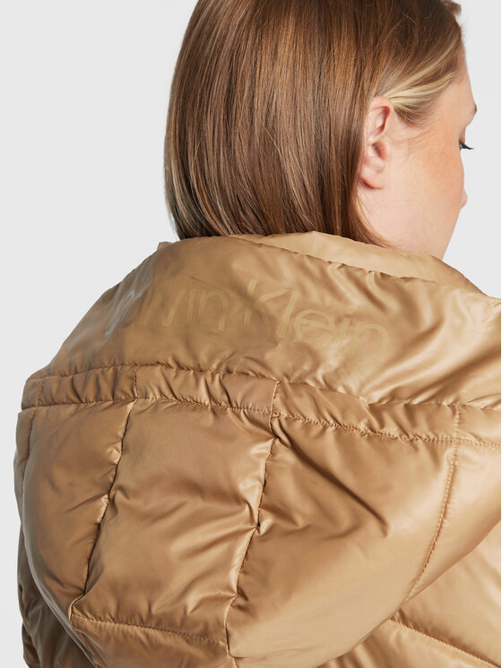 Calvin Klein Calvin Klein Пухено яке Essentail K20K204952 Бежов Regular Fit