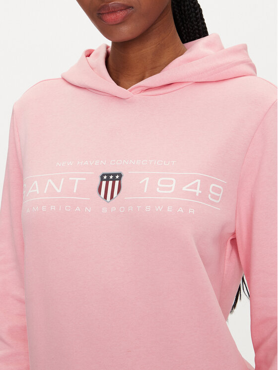 Gant Gant Суитшърт 4200292 Розов Regular Fit