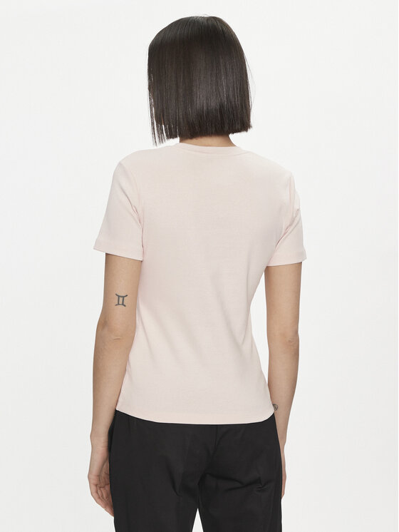 Tommy Hilfiger Tommy Hilfiger Тишърт New Cody WW0WW40587 Розов Slim Fit