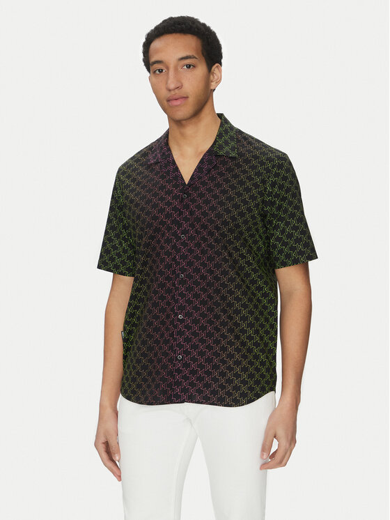 KARL LAGERFELD KARL LAGERFELD Košulja 605445 552689 Crna Regular Fit