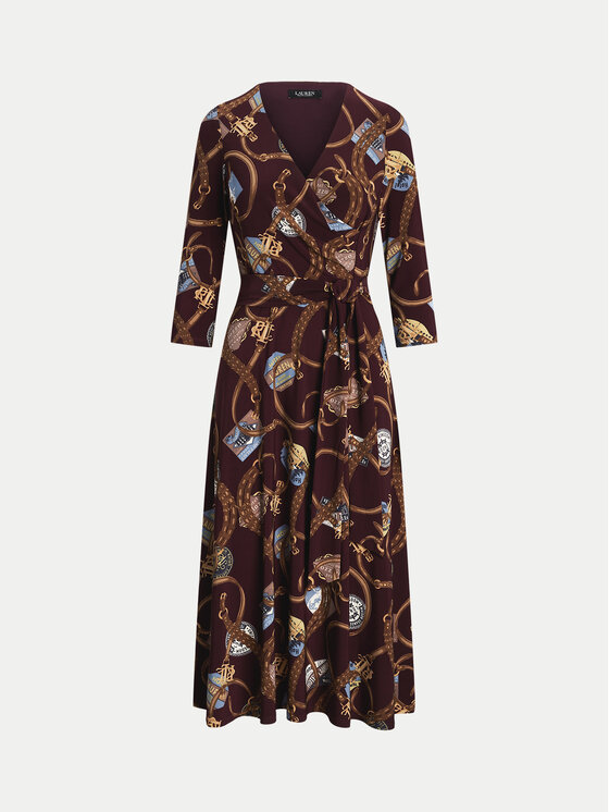 LAUREN RALPH LAUREN LAUREN RALPH LAUREN Haljina za svaki dan 250951440001 Tamnocrvena Slim Fit